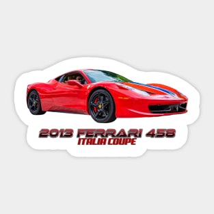 2013 Ferrari 458 Italia Coupe Sticker